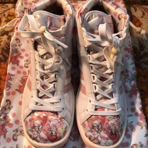 Adidas Adicolor x Fafi Hi-Top Sneakers - Size 8.5